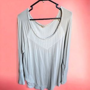 Women's Light Tan long Sleeve Shirt Sz Large